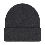 Elowel Beanie Hats for Men and Women - 100% Acrylic Thick Thermal Knit Skull Beanie Winter Hat - Unisex Cuffed Plain Melang Gray Beanie Hat